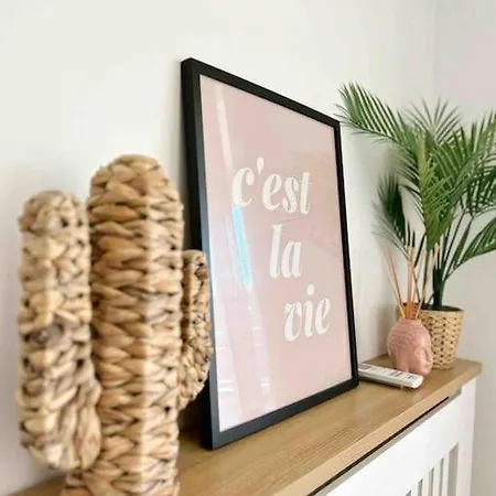Le Maeva : 4 Prs, Clim, Garage, Piscine 公寓 昂蒂布